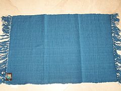 MODERN-STUNNING-ALMO-SEA-BLUE-COTTON-FLOOR-RUG-MAT-60-CM-X-90-CM-NEW